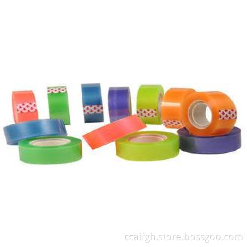 Transparent Stationery Tape Acrylic Adhesive High Strength